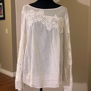 Sundance White Cotton top